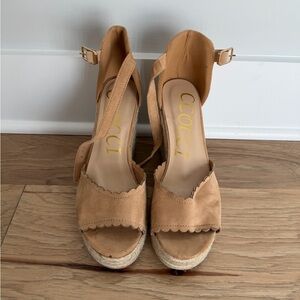 CCOCCI Brown Espadrille Sandals for Women